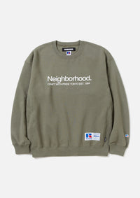 NEIGHBORHOOD x RUSSELL ATHLETIC . SWEAT SHIRT LS