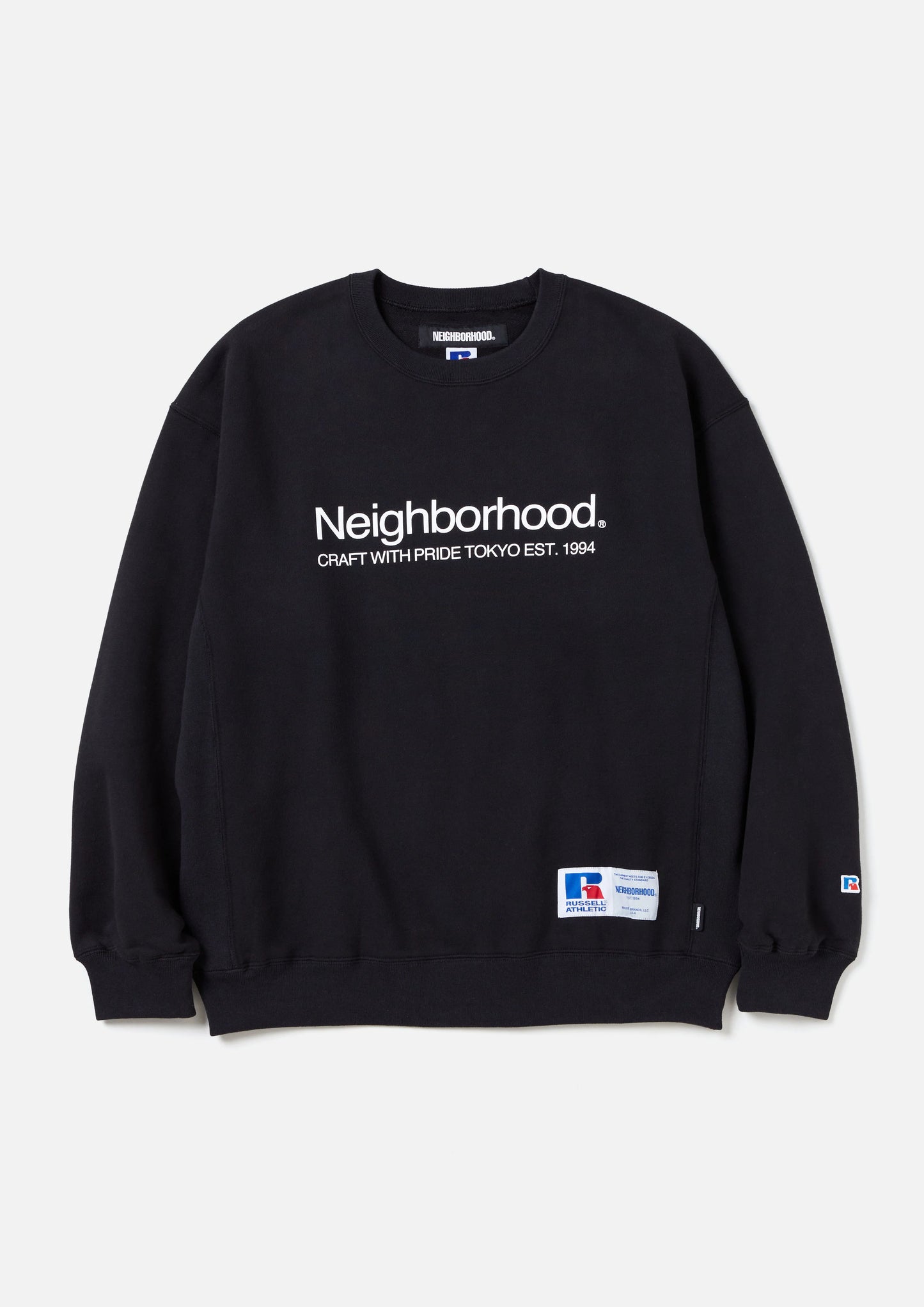 NEIGHBORHOOD x RUSSELL ATHLETIC . SWEAT SHIRT LS