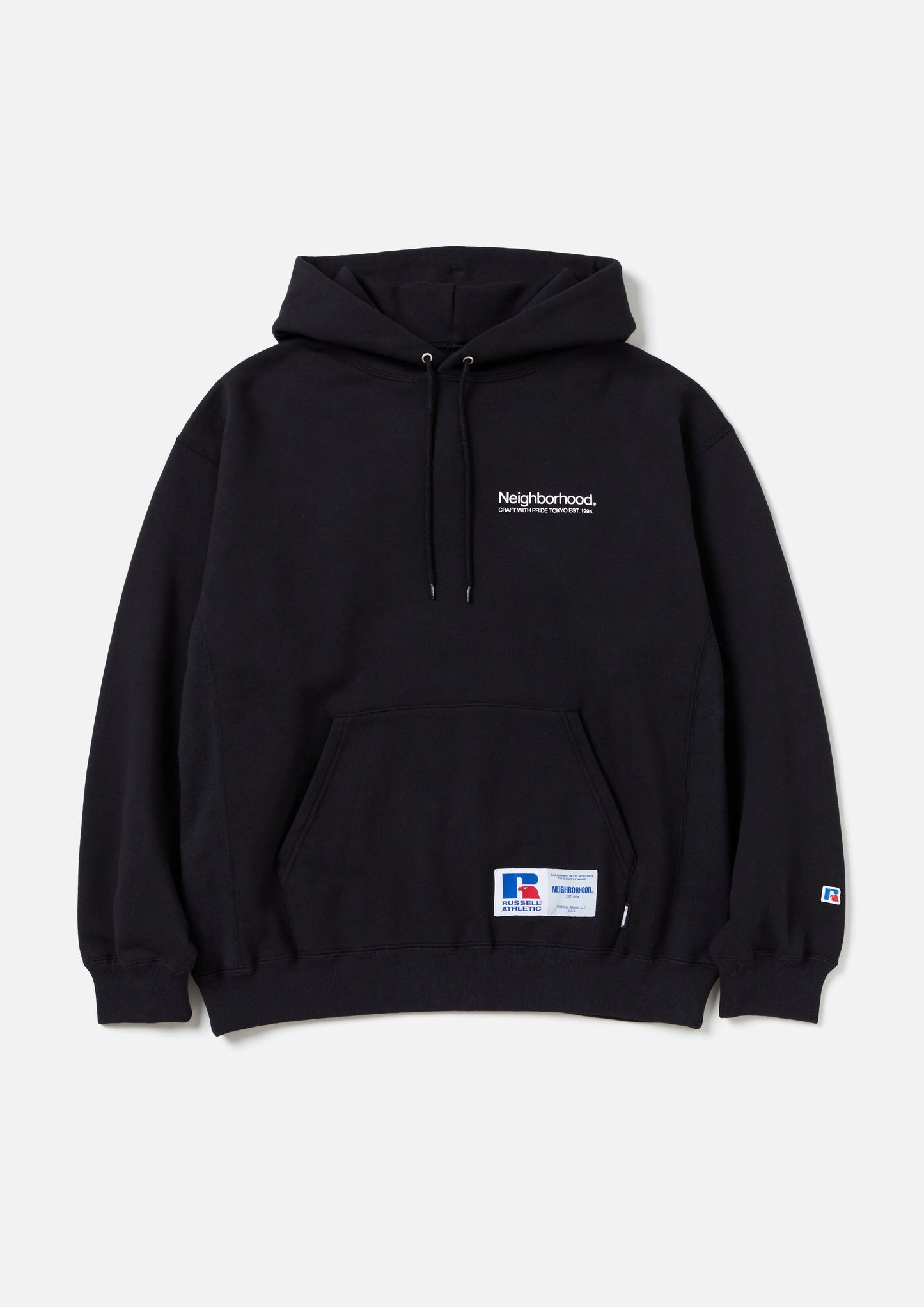 NEIGHBORHOOD x RUSSELL ATHLETIC . SWEAT HOODIE LS