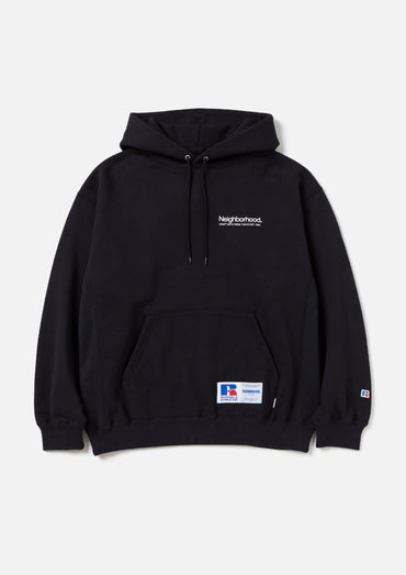 NEIGHBORHOOD x RUSSELL ATHLETIC . SWEAT HOODIE LS