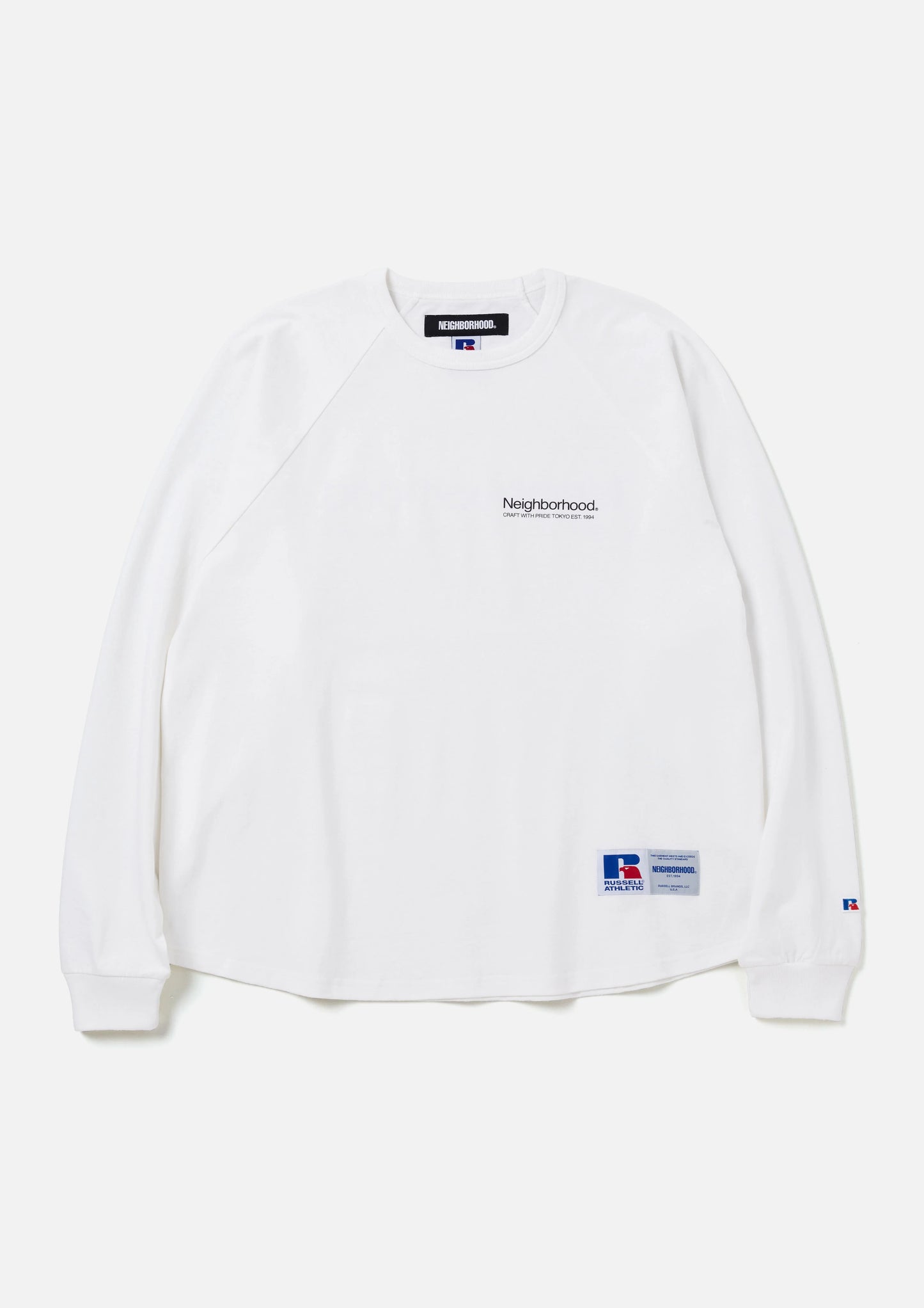 NEIGHBORHOOD x RUSSELL ATHLETIC . CREWNECK LS