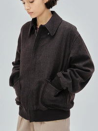 KAPTAIN SUNSHINE 26AW Wool Herringbone Flight Jacket