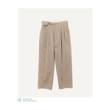 A.PRESSE 24AW TYPE.2 CHINO TROUSERS