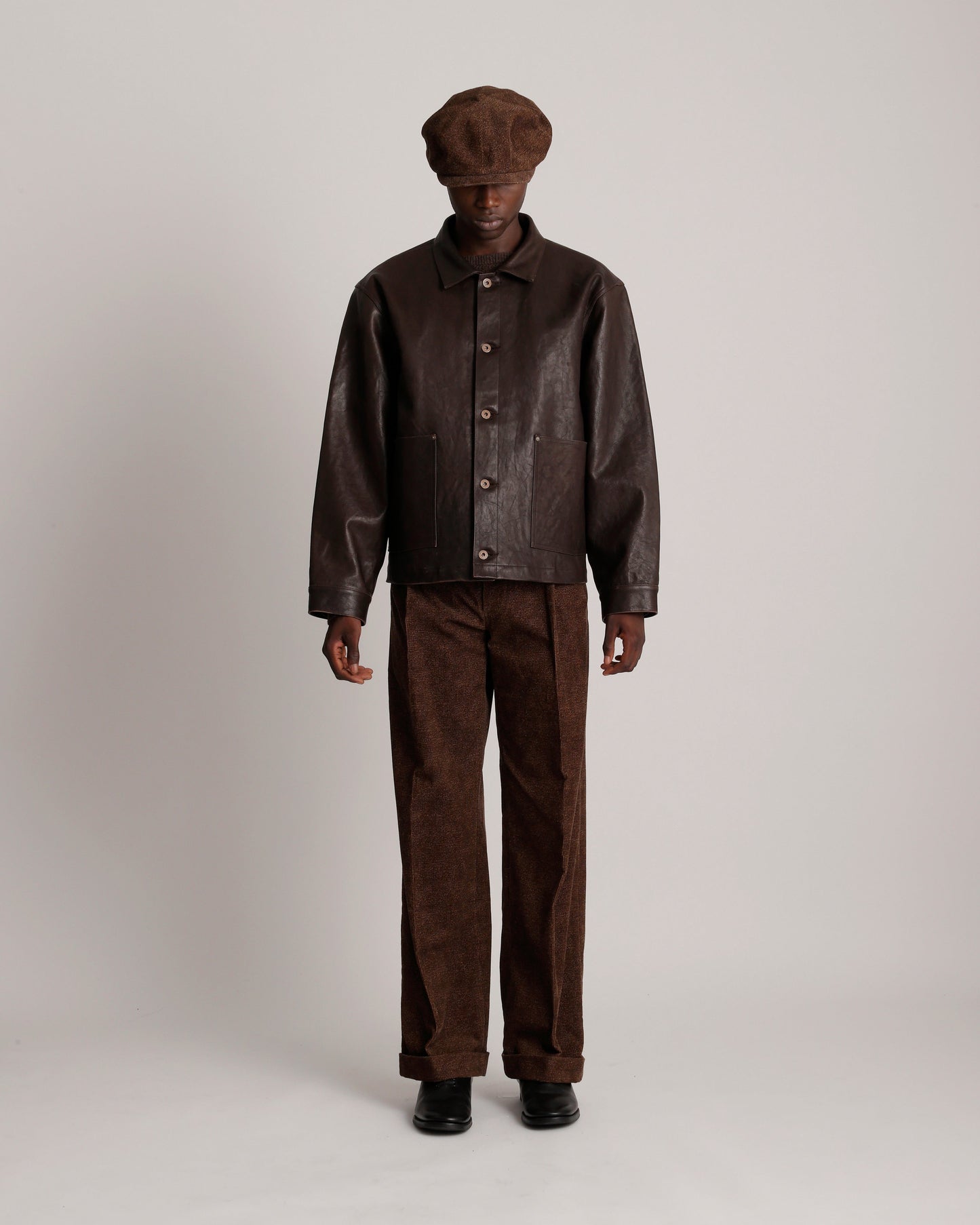 T.T 25AW LEATHER JACKET C.1930'S