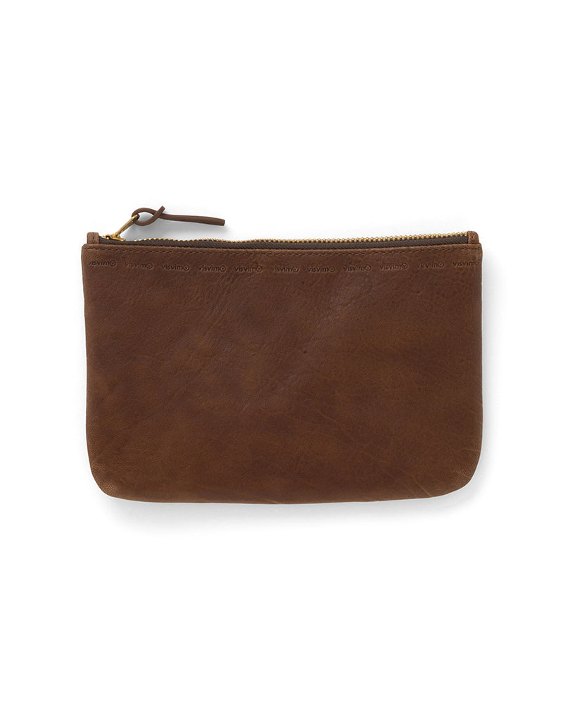 visvim 25AW LEATHER TRAVEL POUCH