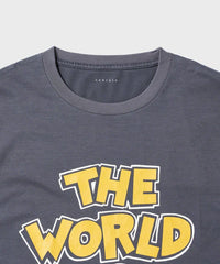 CANTATE 26AW WORLD IS YOURS Tee (Cartoon Letter)