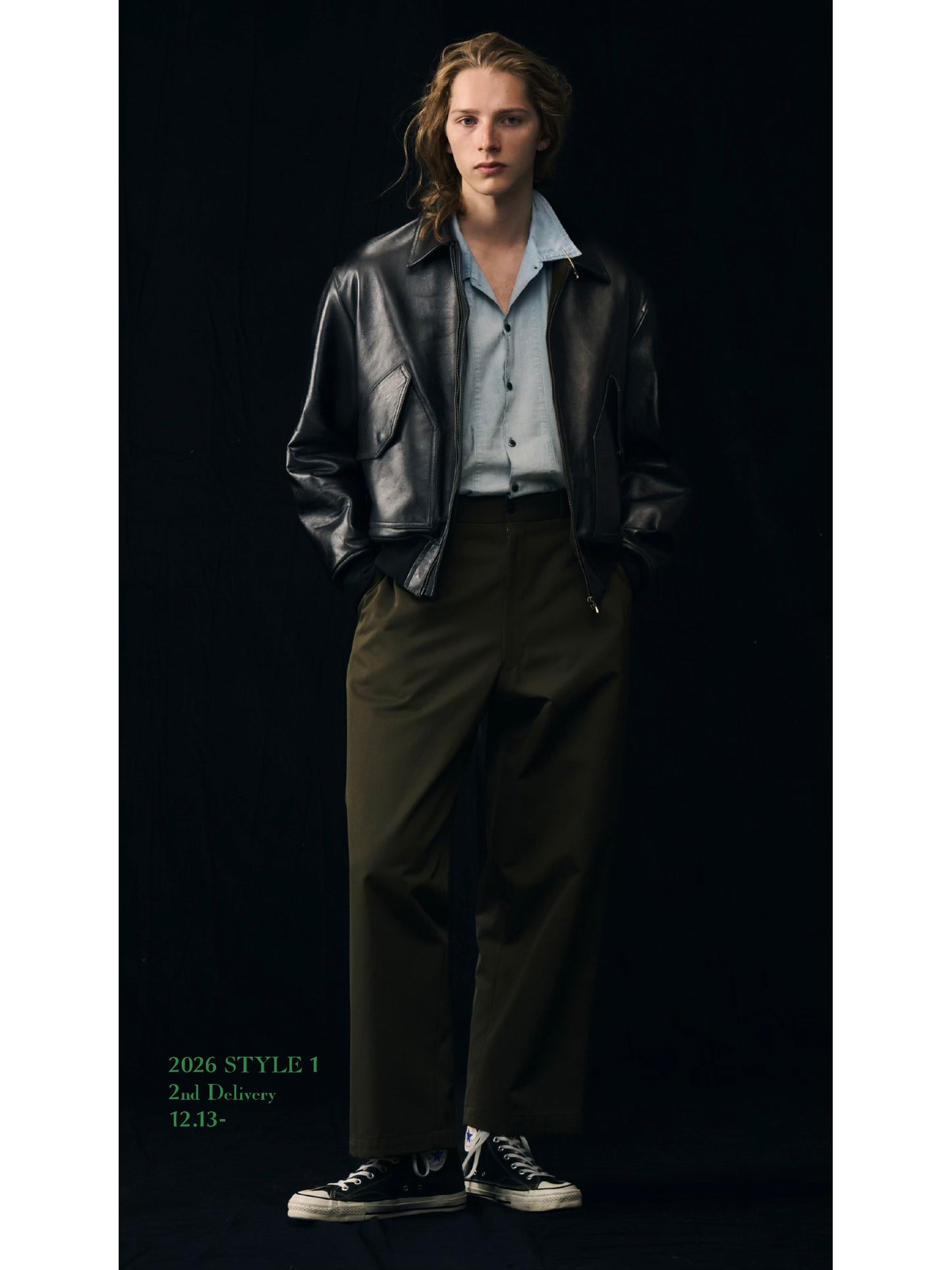 A.PRESSE 26SS Leather CWU-45 Flight Jacket