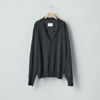 ssstein 25AW Wool/Silk Knit Skipper LS