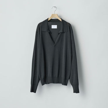 ssstein 25AW Wool/Silk Knit Skipper LS