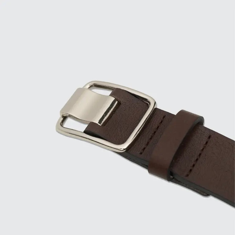 YOKE 25AW Wide Leather Belt