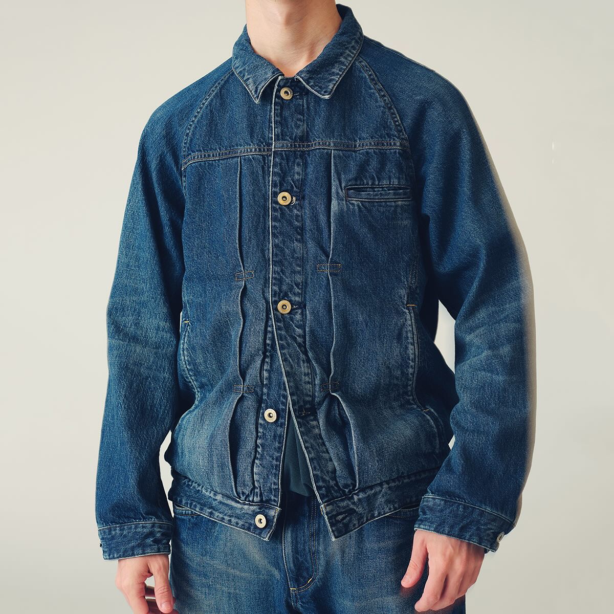 nonnative 24SS TRUCKER BLOUSON COTTON 10oz DENIM VW