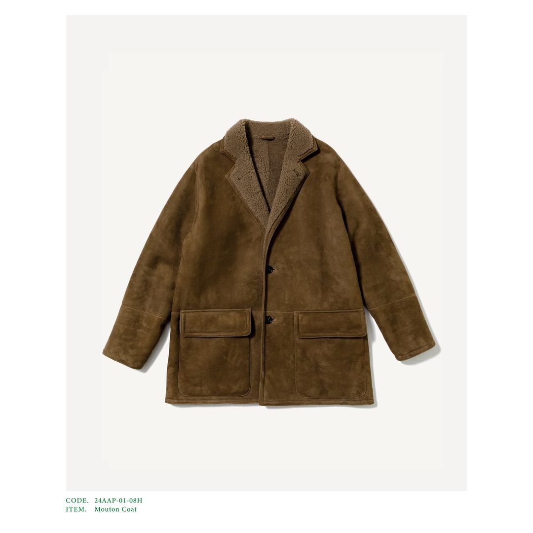 A.PRESSE 24AW Mouton Coat