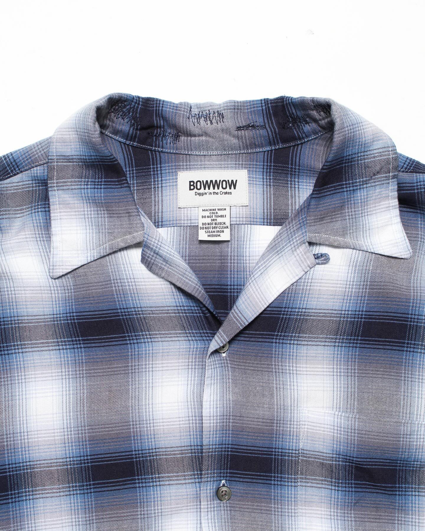 BOWWOW 24AW RAYON CHECK SHIRTS REPAIRED – Vintage Concept Store