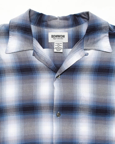 BOWWOW 24AW RAYON CHECK SHIRTS