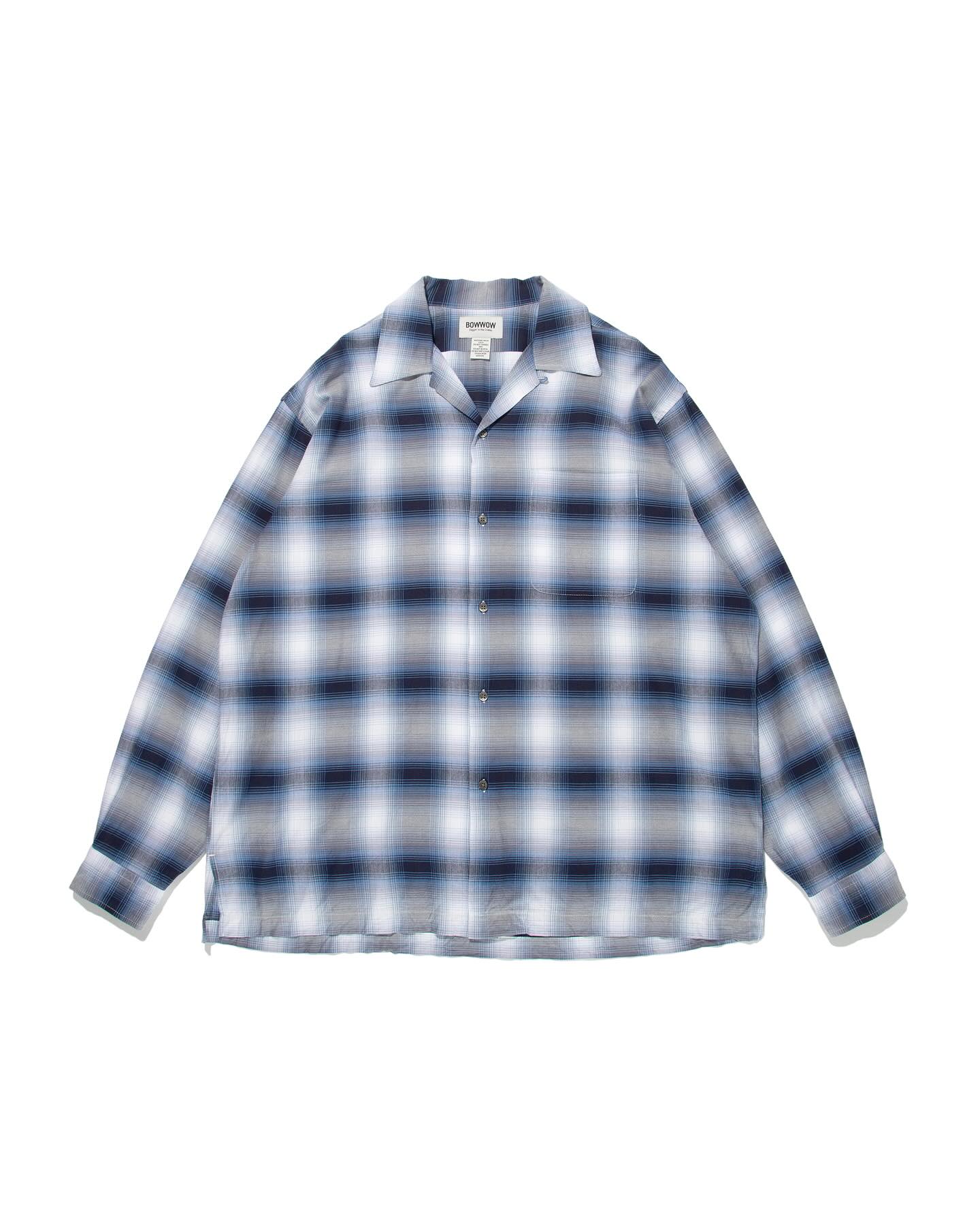 BOWWOW 24AW RAYON CHECK SHIRTS