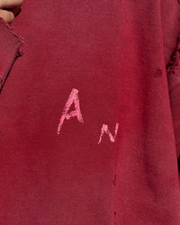 ANCELLM 24AW CRASH UNEVEN OVER SWEAT SHIRT