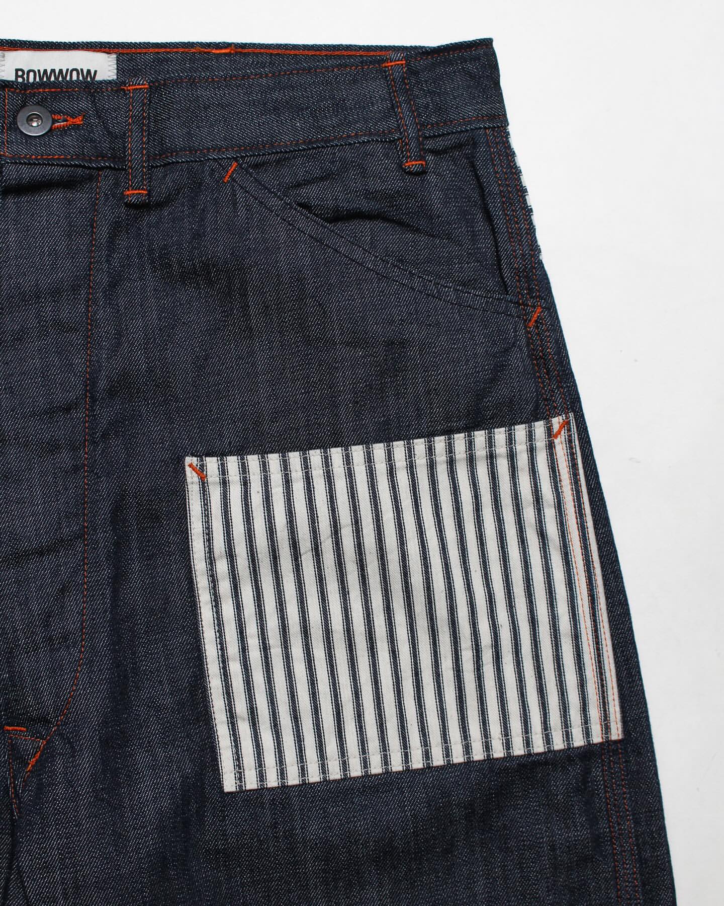 BOWWOW 24AW LAPD PRISONER DENIM PT