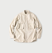 45R / 薄バックサテンの908ニームシャツ