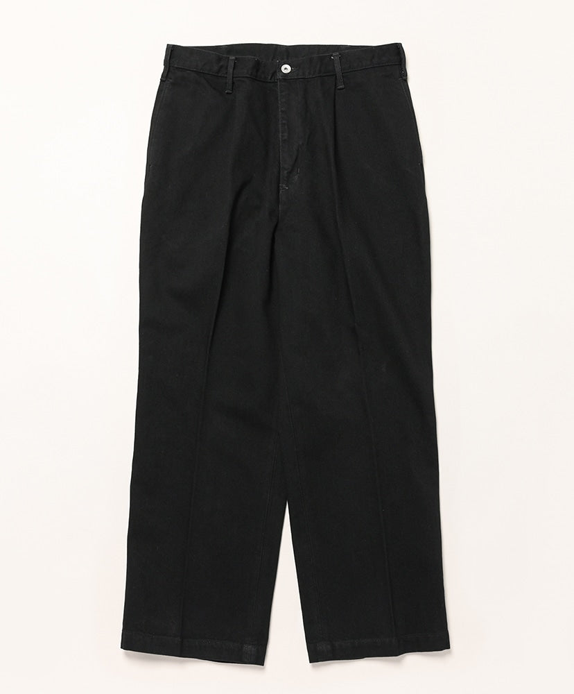 BATONER 26SS One Tuck Denim Trousers (One Wash)
