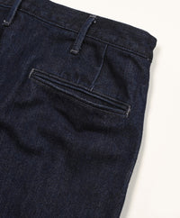 BATONER 26SS One Tuck Denim Trousers (One Wash)