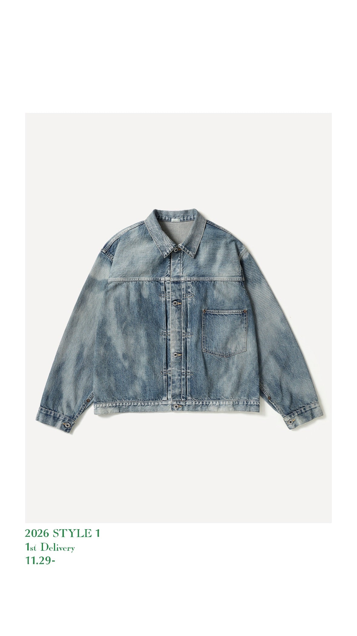 A.PRESSE 26SS 1st Type Denim Jacket