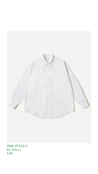 A.PRESSE 26SS Regular Collar Shirt