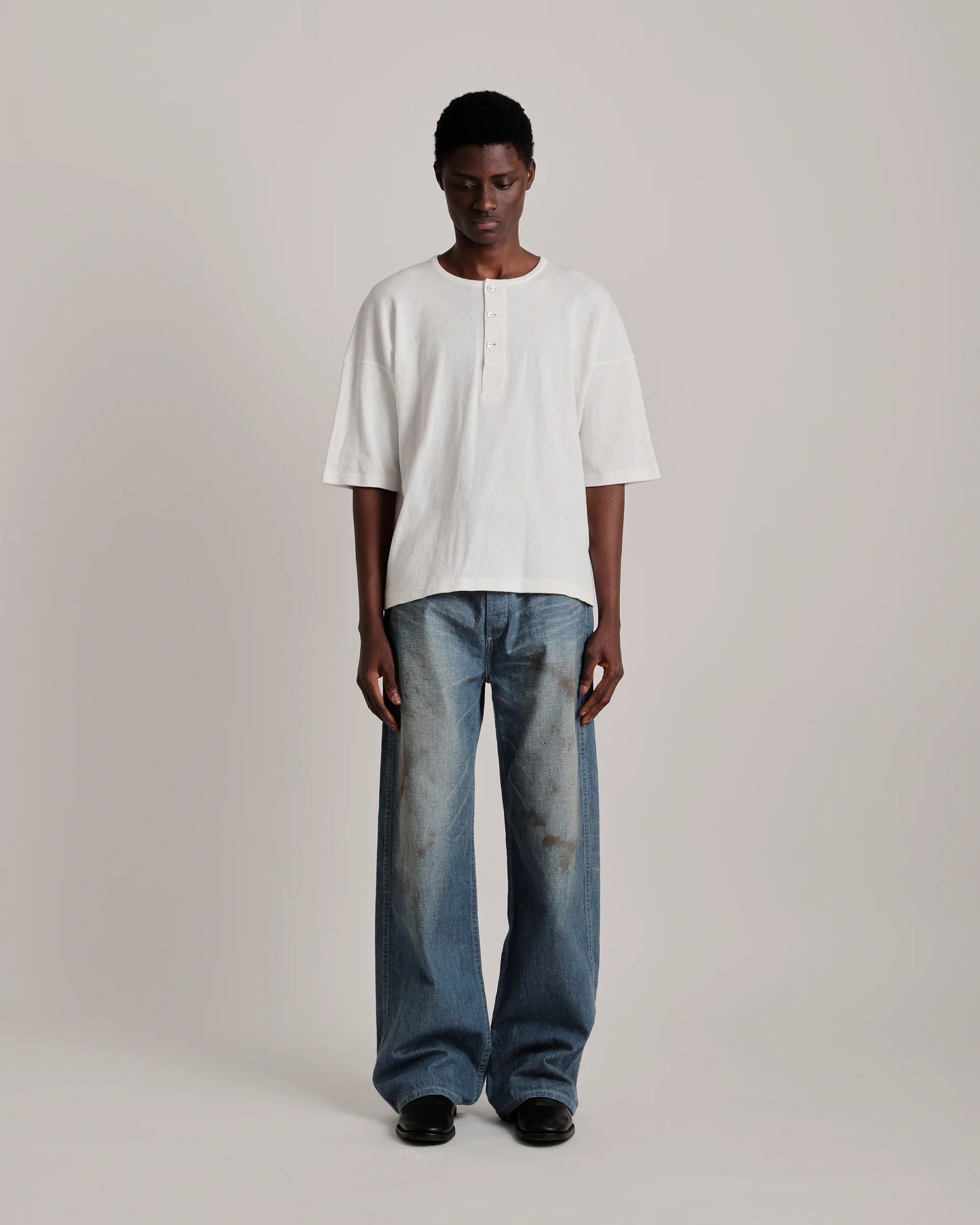 T.T 26SS LOT.613 HENRY NECK SHIRT