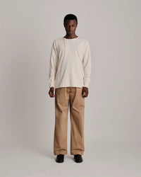 T.T 25AW SIDE HENLEY NECK SHIRT