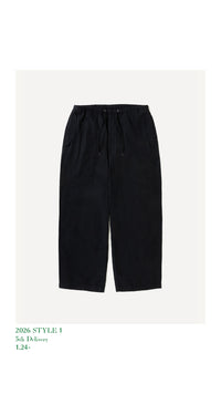 A.PRESSE 26SS Washed Cotton Silk Linen HBT M-51 Over Pants