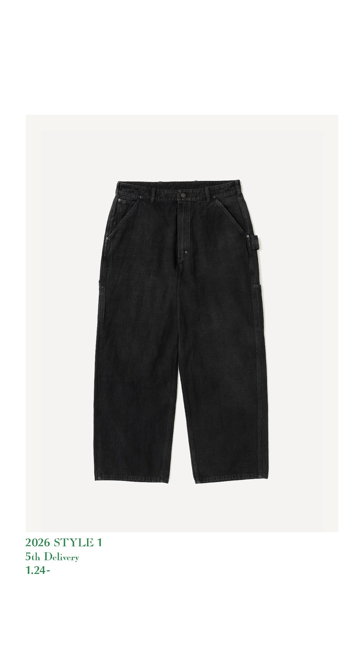 A.PRESSE 26SS Vintage Silk Hemp Painter Pants