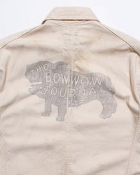 THE BOWWOW JOURNAL CHORE COAT AGED (Artwork by NUTS ART WORKS)