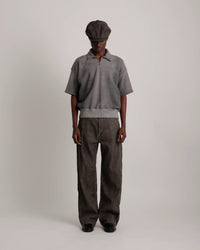 T.T 26SS LOT.621 HALF ZIP S/S SWEAT SHIRT
