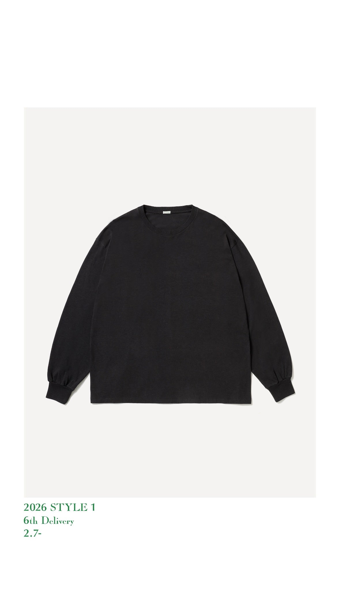 A.PRESSE 26SS Cashmere Blend L/S T-Shirt