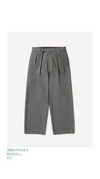 A.PRESSE 26SS Vintage Silk Cotton WW2 British Army Trousers