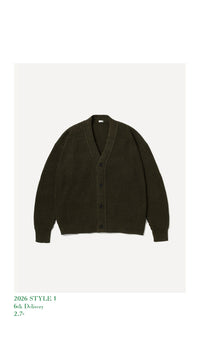 A.PRESSE 26SS Silk Linen Lilian Cardigan