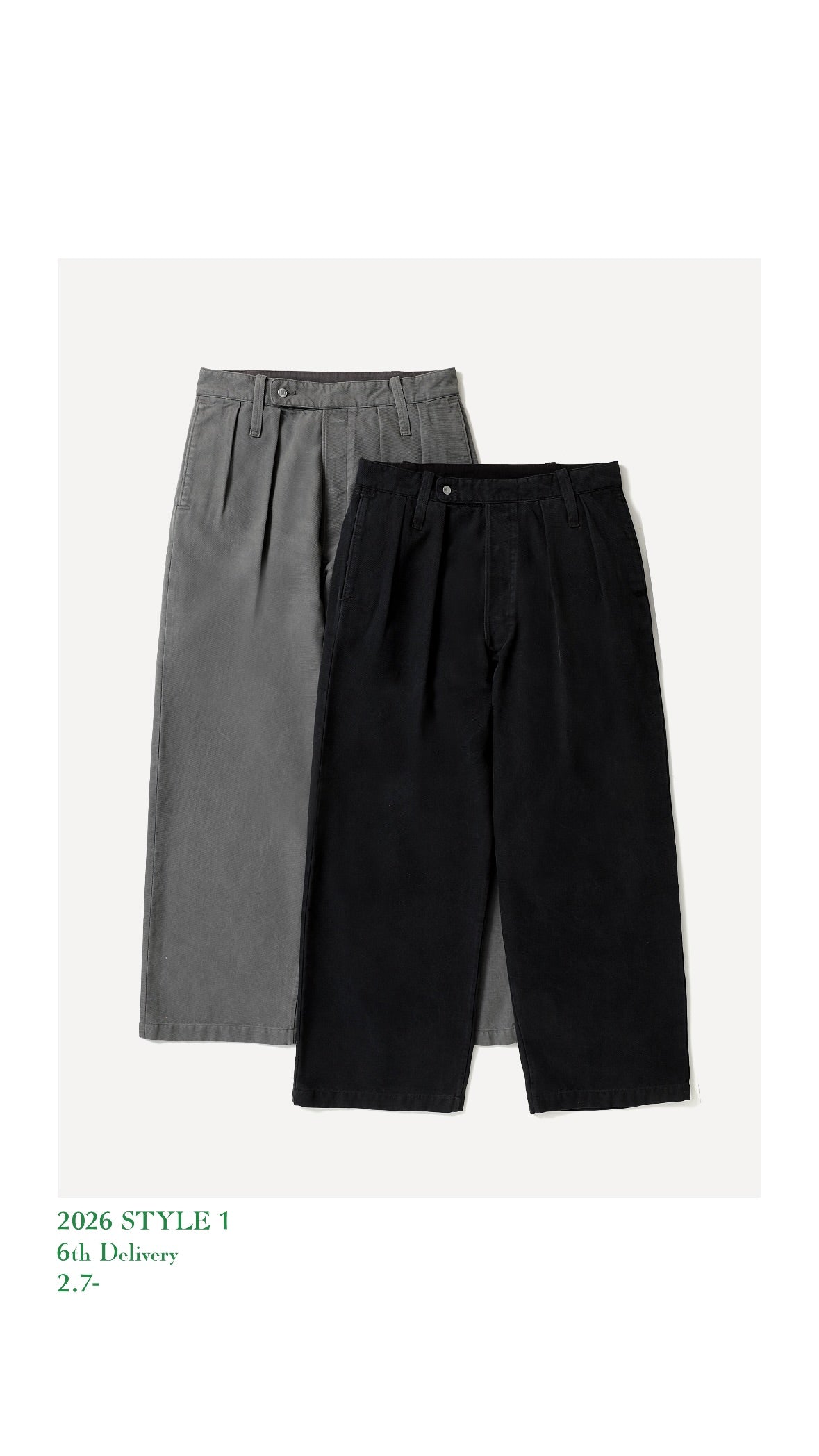 A.PRESSE 26SS Vintage Silk Cotton WW2 British Army Trousers