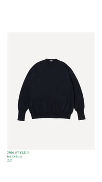 A.PRESSE 26SS Cotton Knit L/S T-Shirt