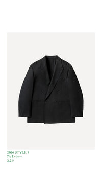 A.PRESSE 26SS Wool Double Breasted Jacket