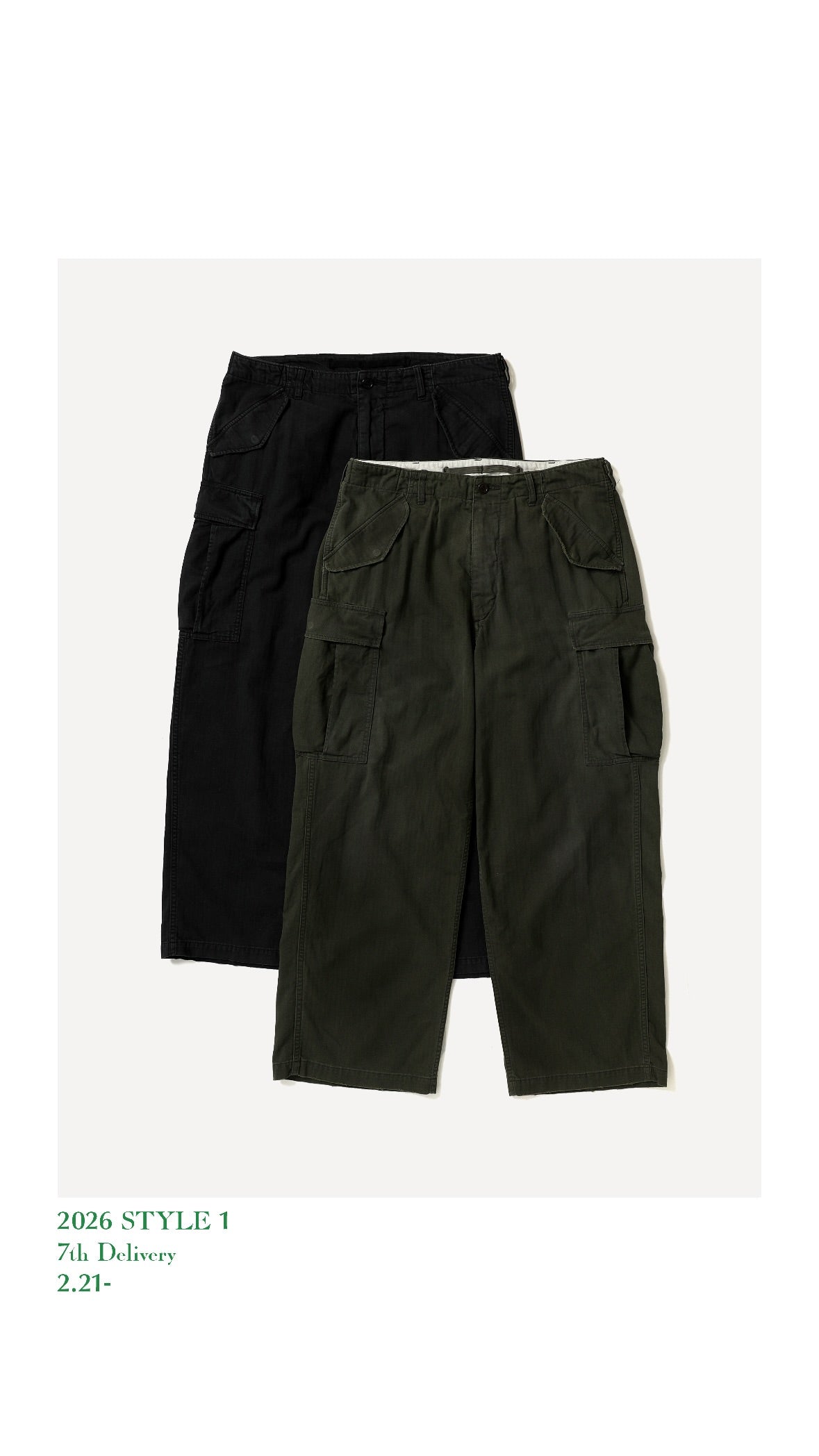 A.PRESSE 26SS Vintage US Army M-51 Field Pants