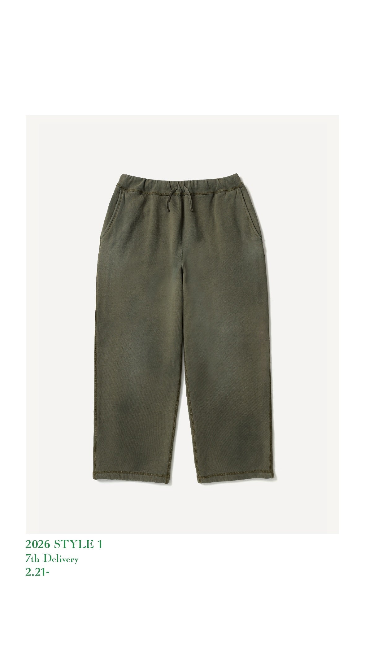 A.PRESSE 26SS Vintage Sweat Pants