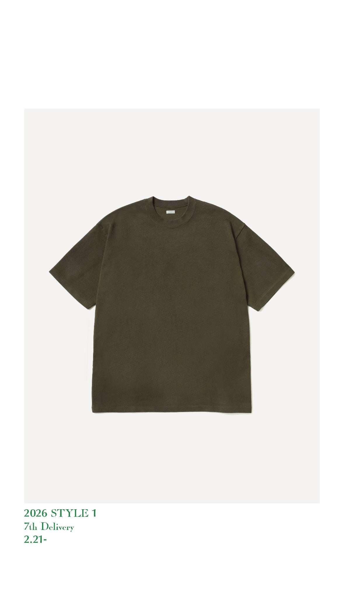 A.PRESSE 26SS Vintage S/S T-shirt