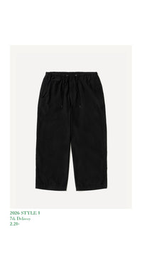A.PRESSE 26SS Cotton Silk Back Gabardine M-51 Over Pants