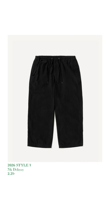 A.PRESSE 26SS Cotton Silk Back Gabardine M-51 Over Pants