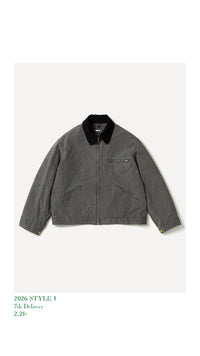 A.PRESSE 26SS Vintage Silk Cotton Detroit Jacket