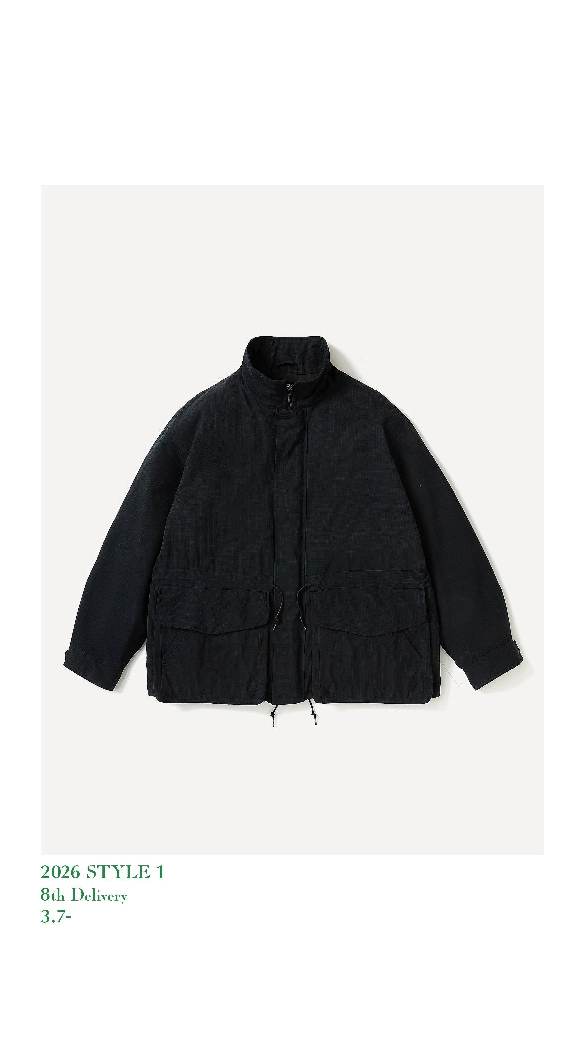 A.PRESSE 26SS Silk Ripstop Royal Canadian Air Force Jacket