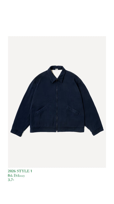 A.PRESSE 26SS Washed Silk Rayon Gabardine Jacket