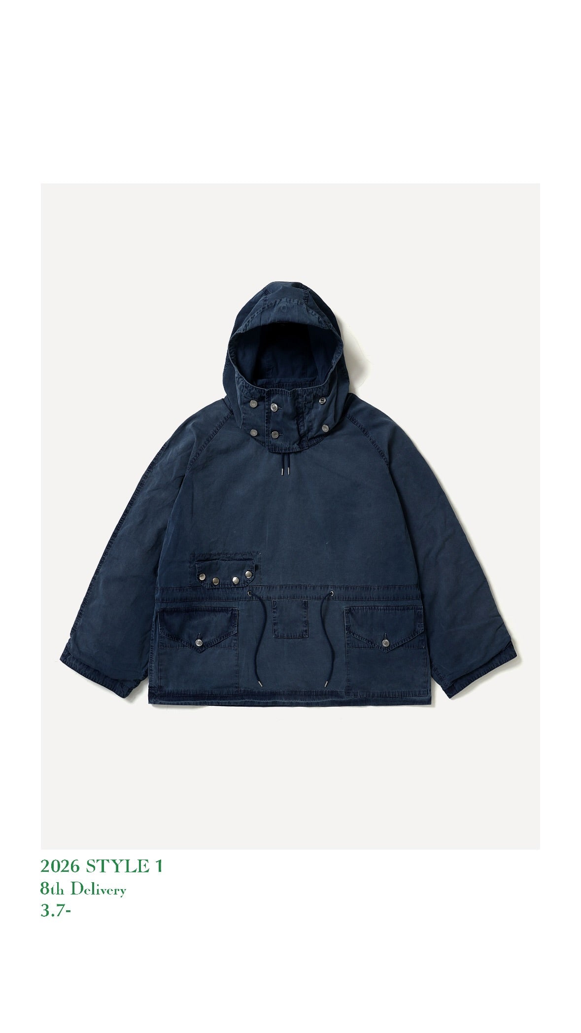 A.PRESSE 26SS Vintage Royal Navy Smock