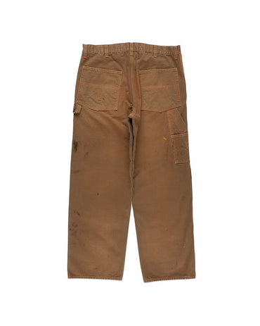 BOWWOW 26SS Brown Duck Double Knee Pants Aged