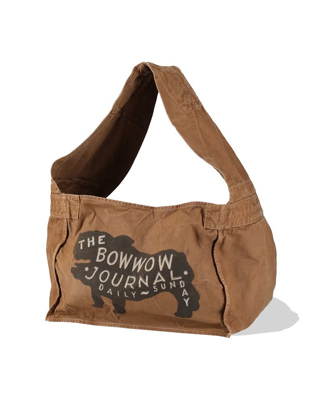 BOWWOW 26SS THE BOW WOW JOURNAL Newspaper Bag Aged