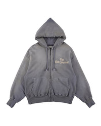 BOWWOW 26SS THE DITC JOURNAL Zip Hoodie Aged